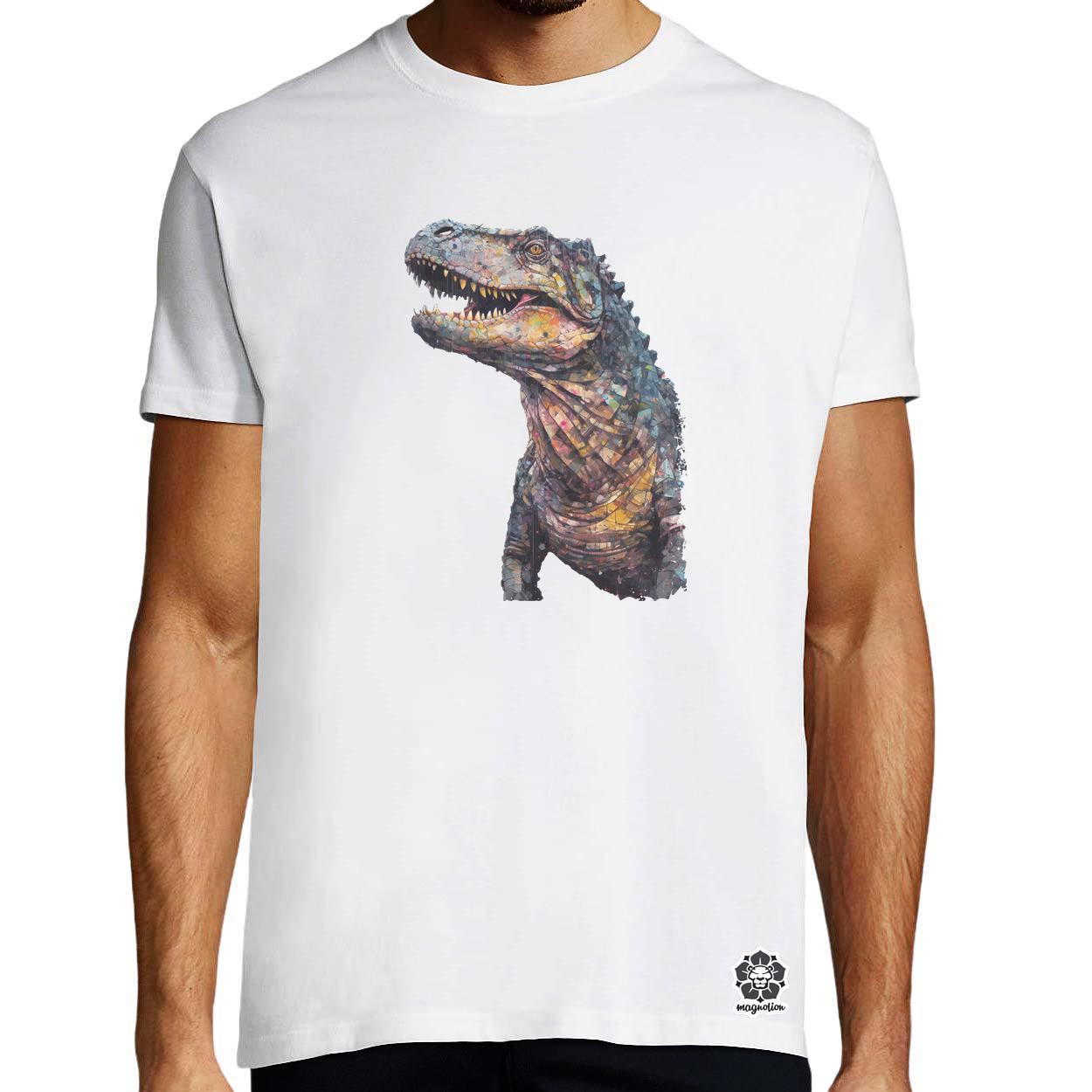 Neo impresszionista T-rex egyedi póló 