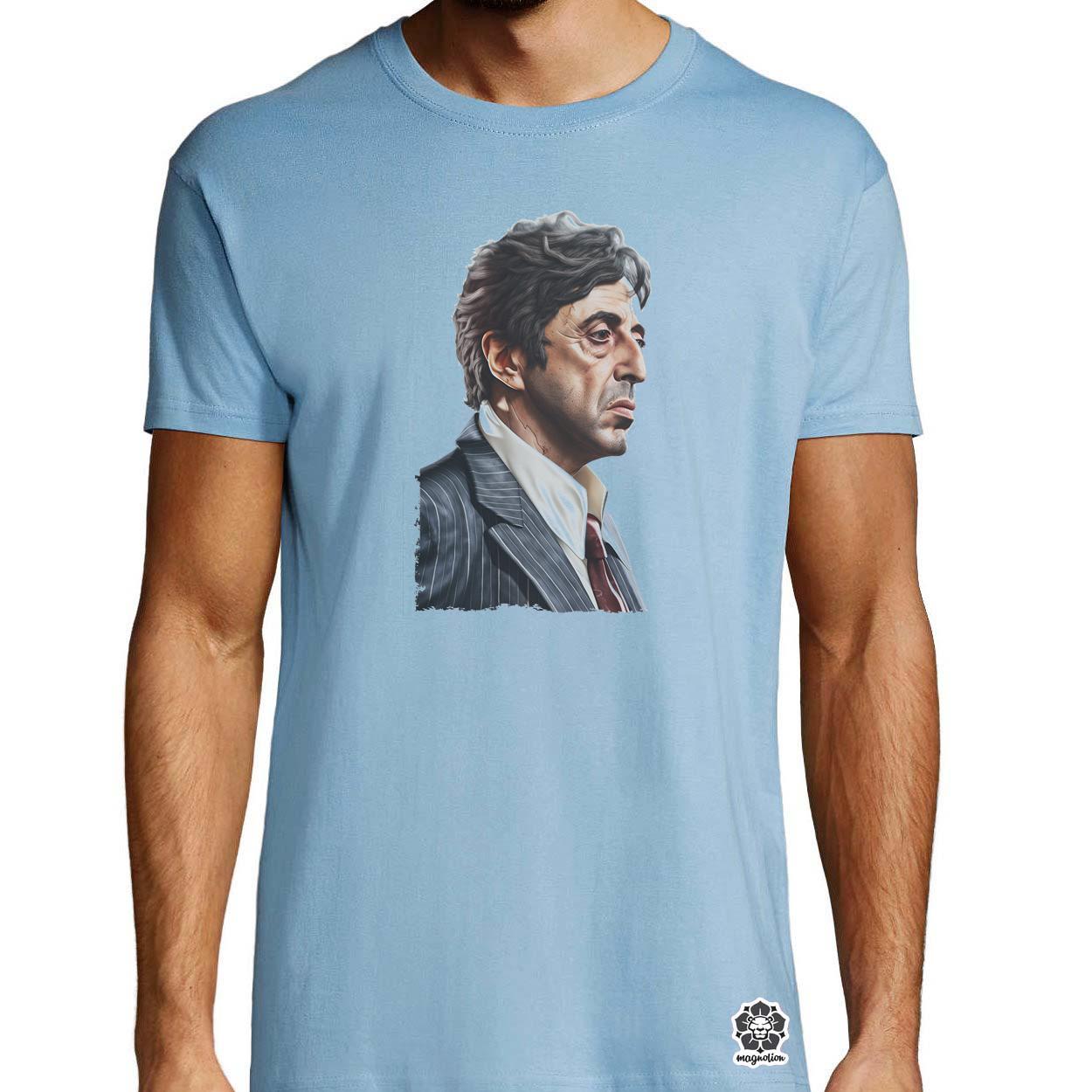 A sebhelyesarcú v1 egyedi póló 