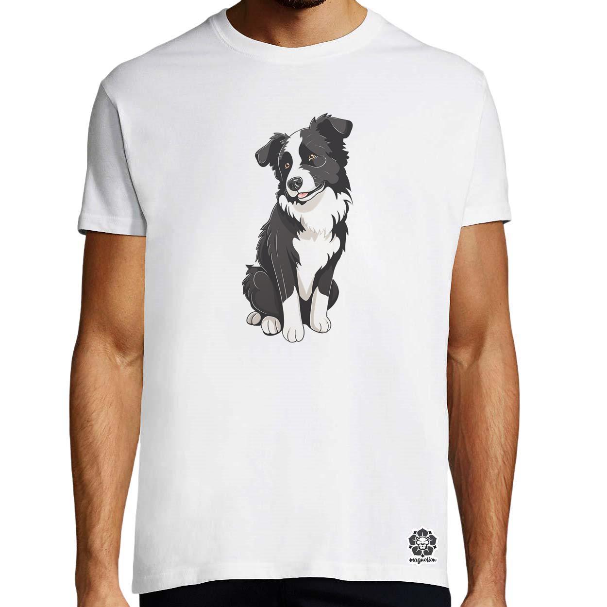 Border Collie v1 egyedi póló 