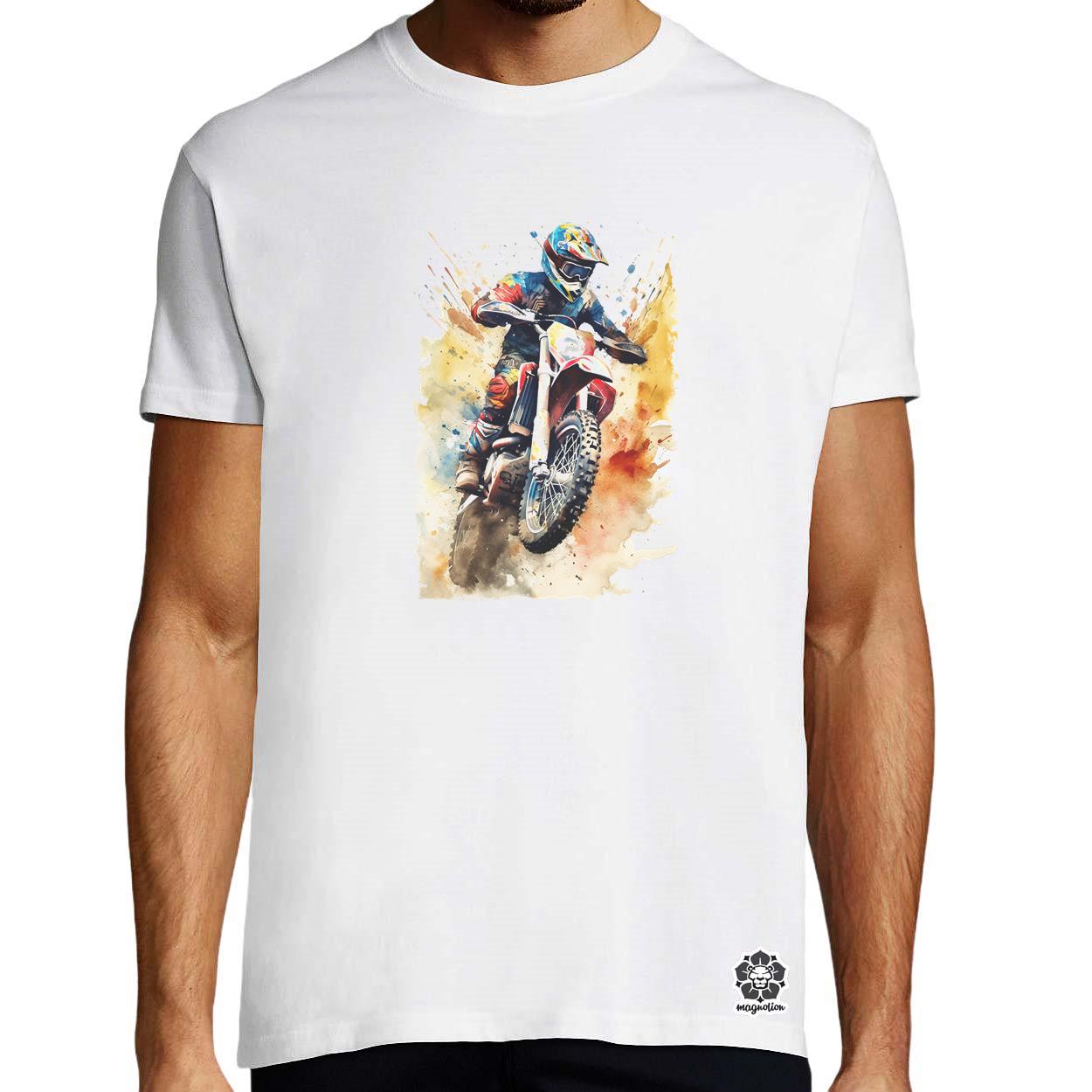 Freestyle Mtorcross v2 egyedi póló 