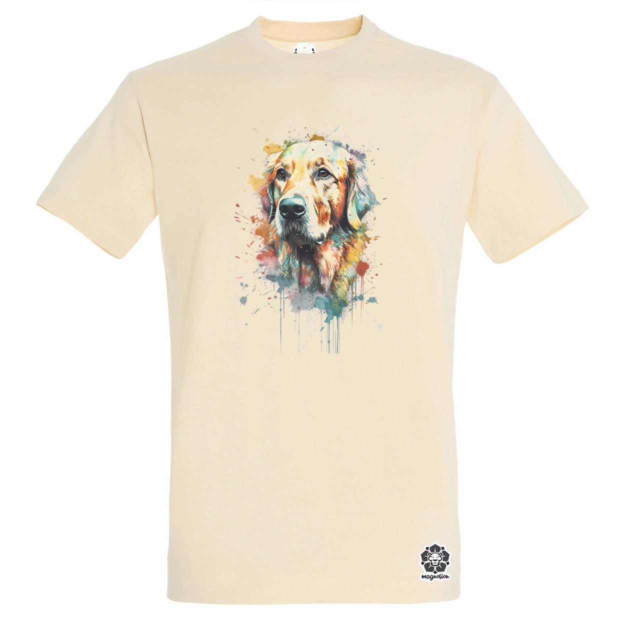 Golden retriever v1 egyedi póló 