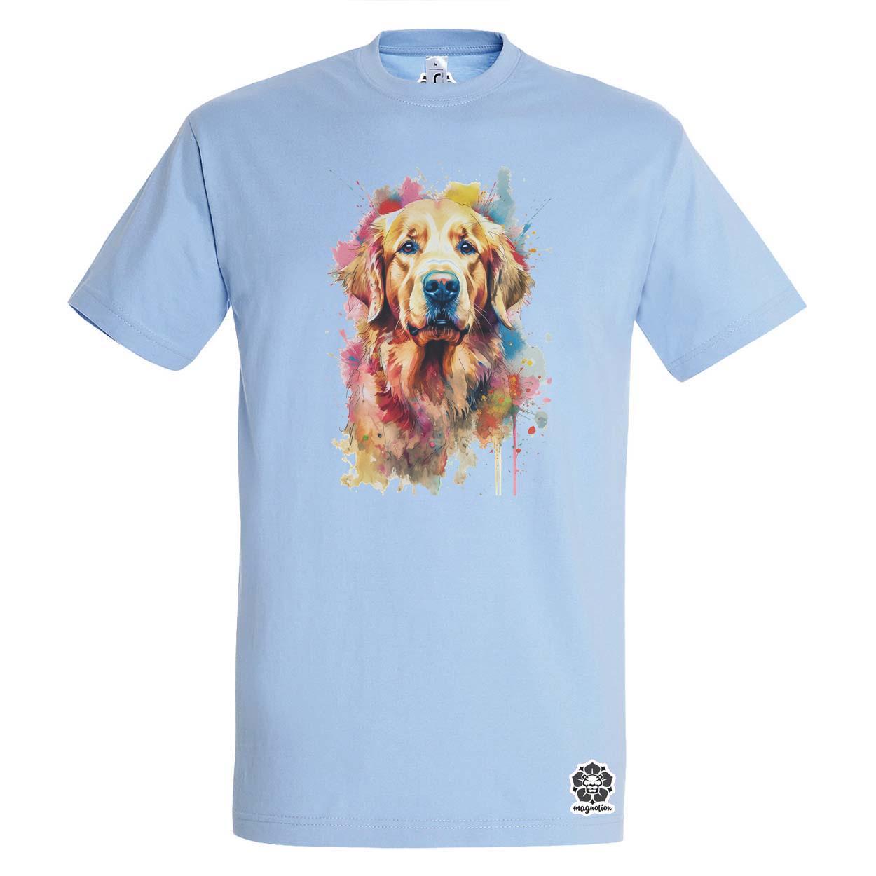 Golden retriever v4 egyedi póló 