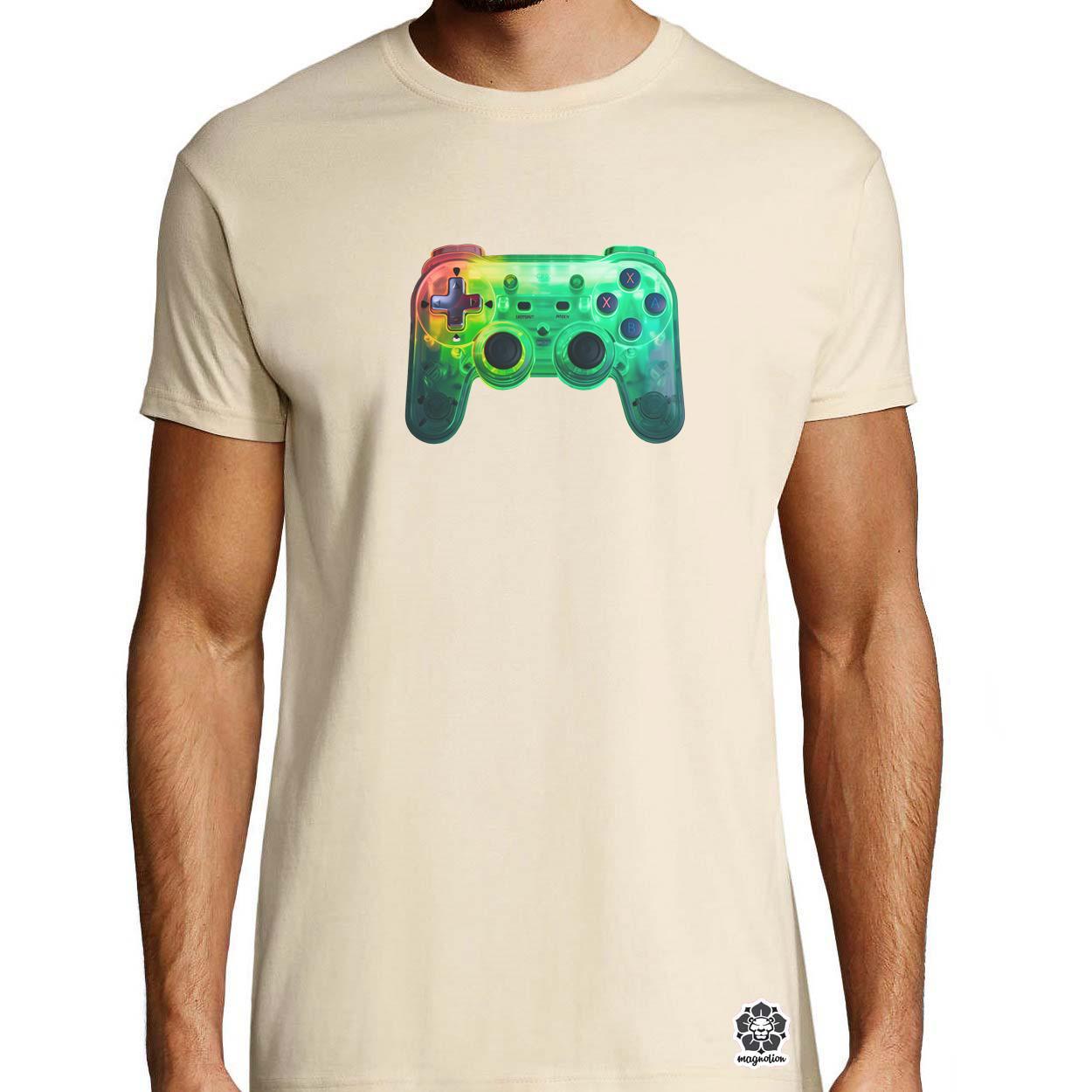 Neon kontroller v1 egyedi póló 