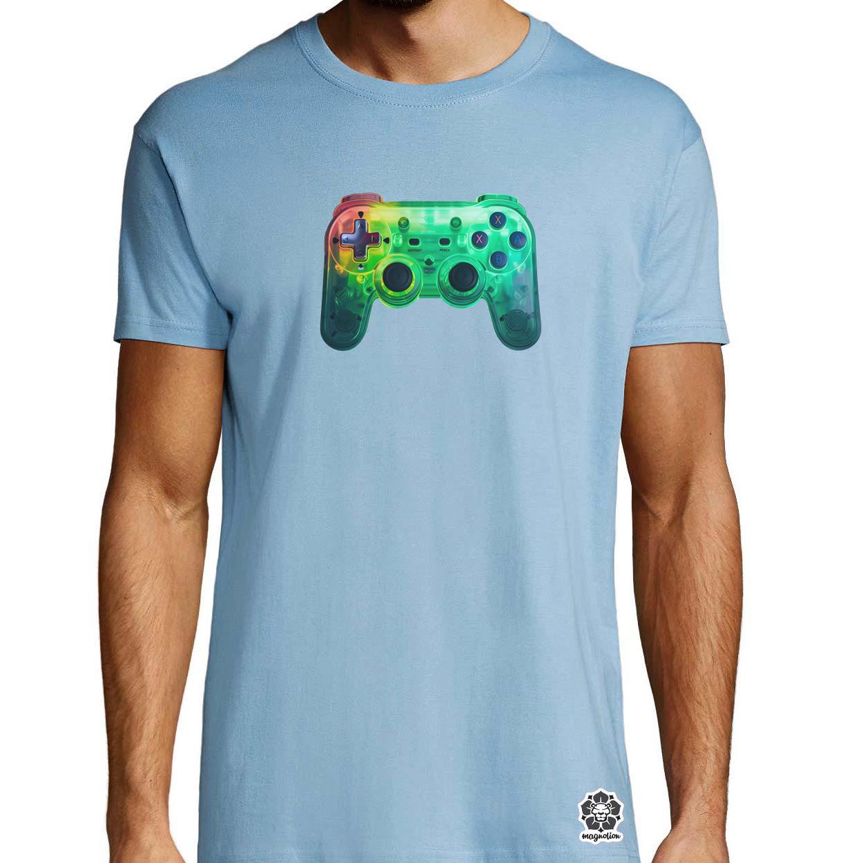 Neon kontroller v1 egyedi póló 