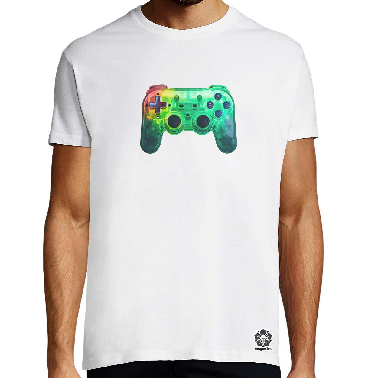 Neon kontroller v1 egyedi póló 