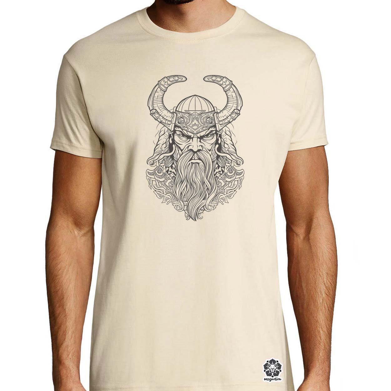 Viking vonalrajz egyedi póló 
