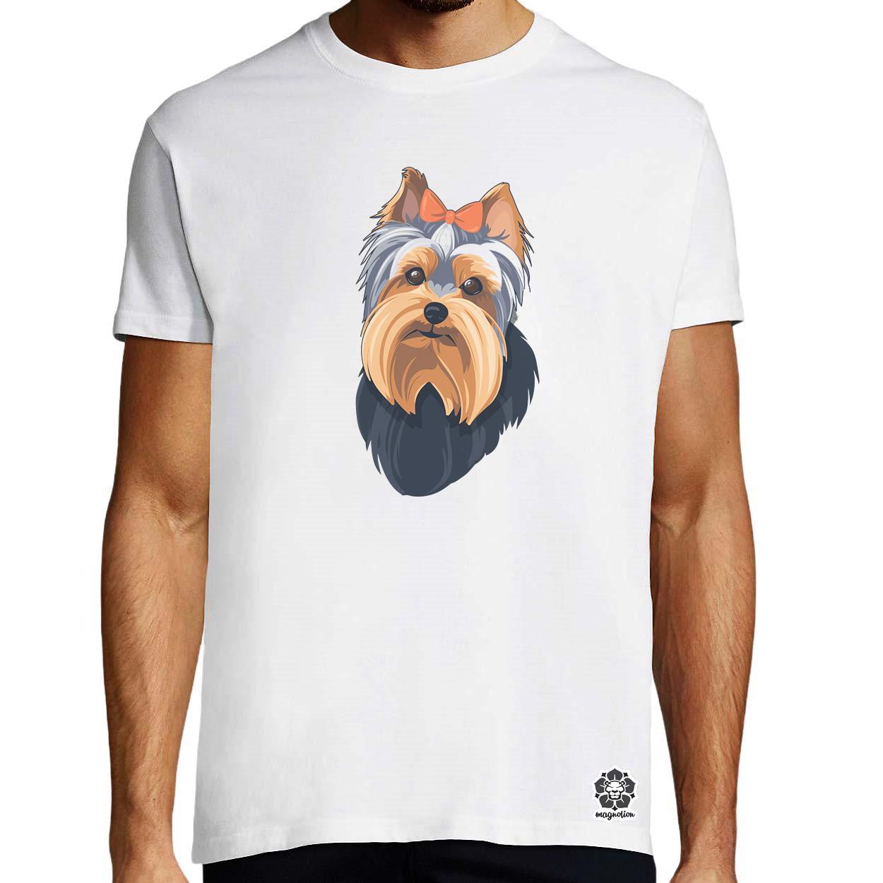 Yorkshire Terrier v2 egyedi póló 