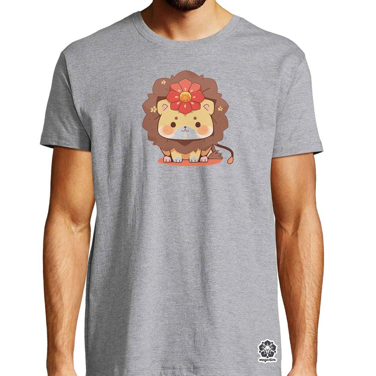 Chibi oroszlán egyedi póló 