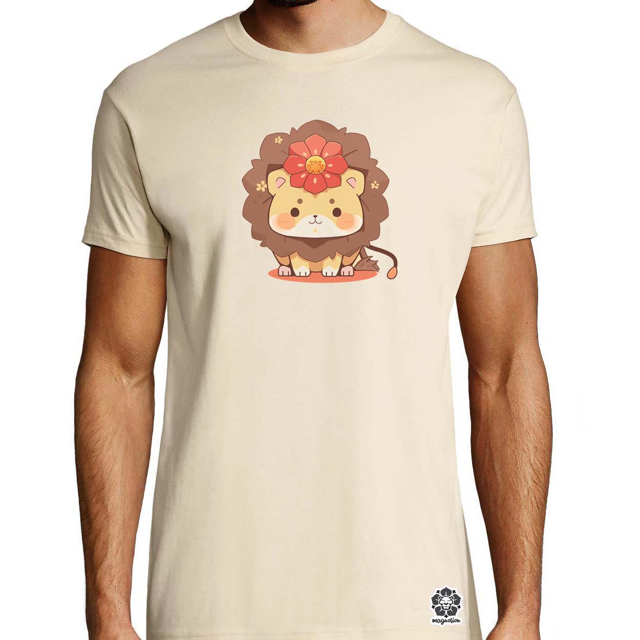 Chibi oroszlán egyedi póló 