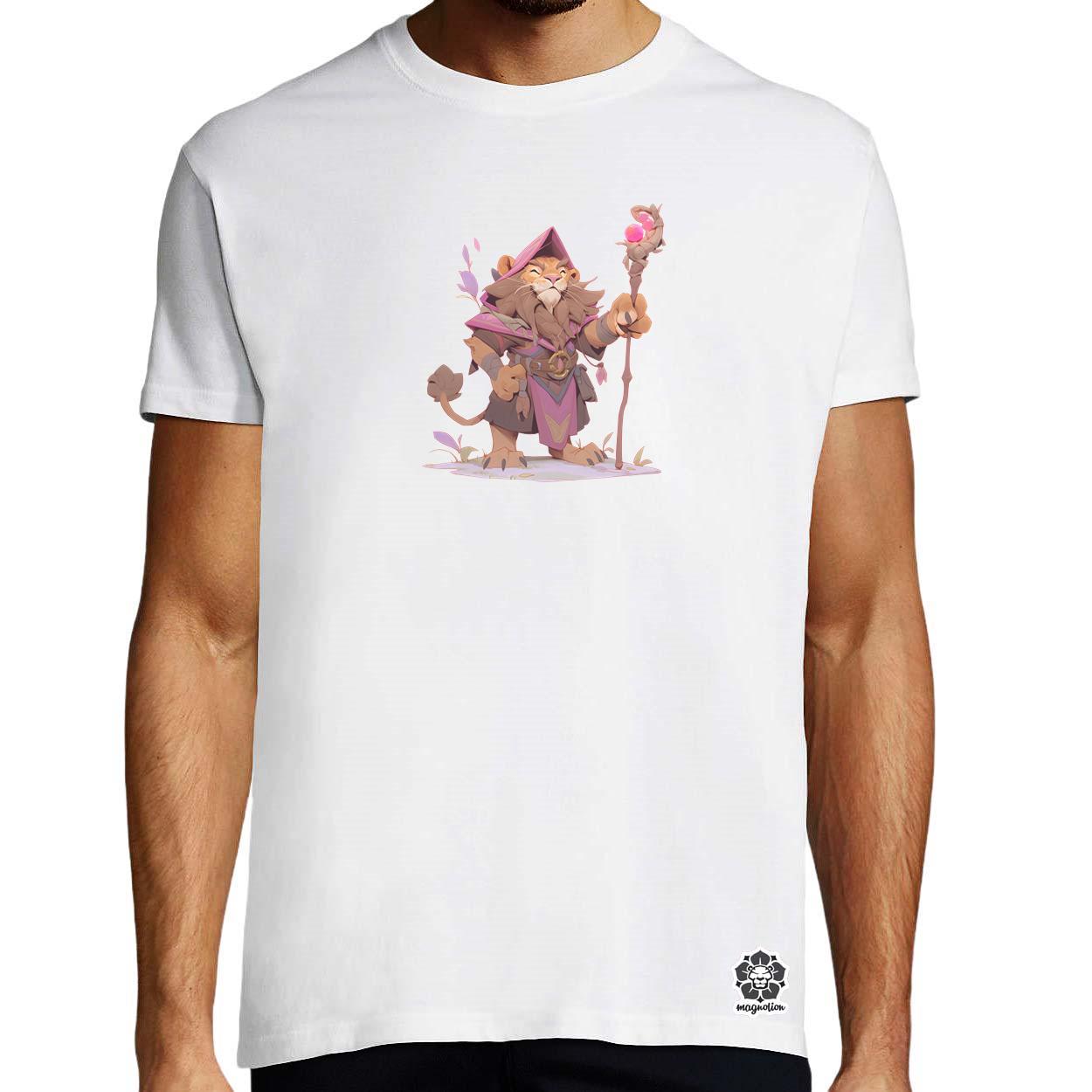 Chibi oroszlán varázsló v1 egyedi póló 
