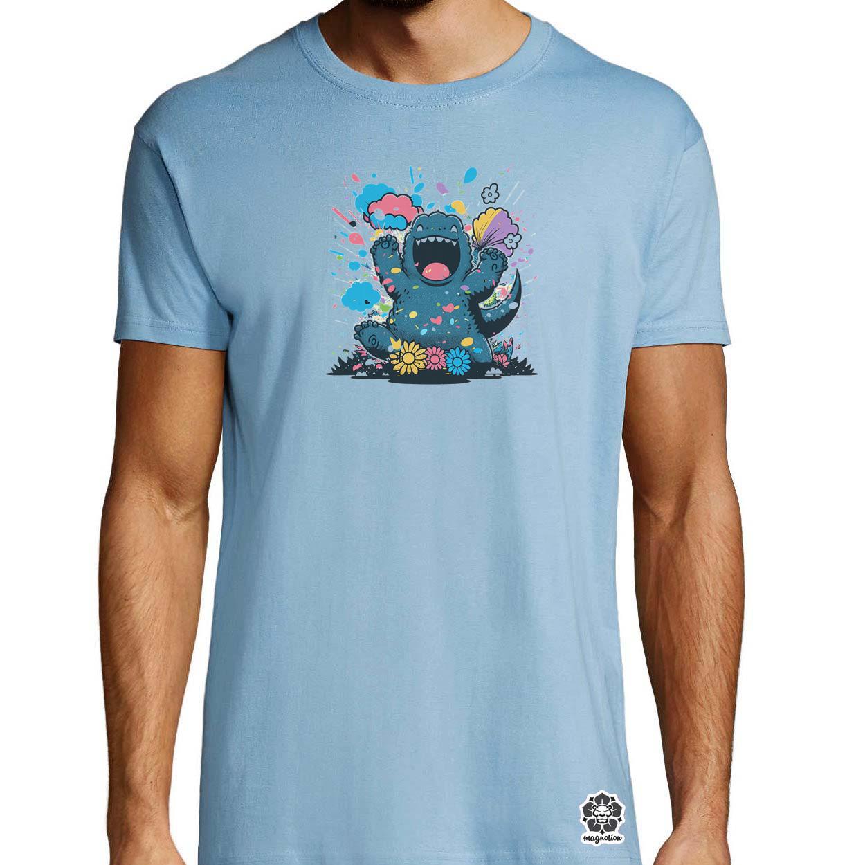 Kawaii Godzilla v1 egyedi póló 
