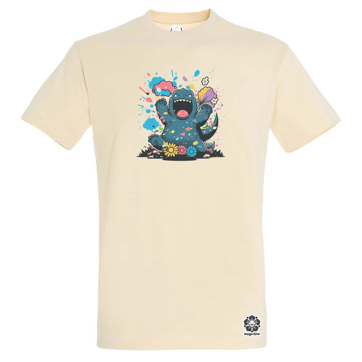 Kawaii Godzilla v1 egyedi póló 