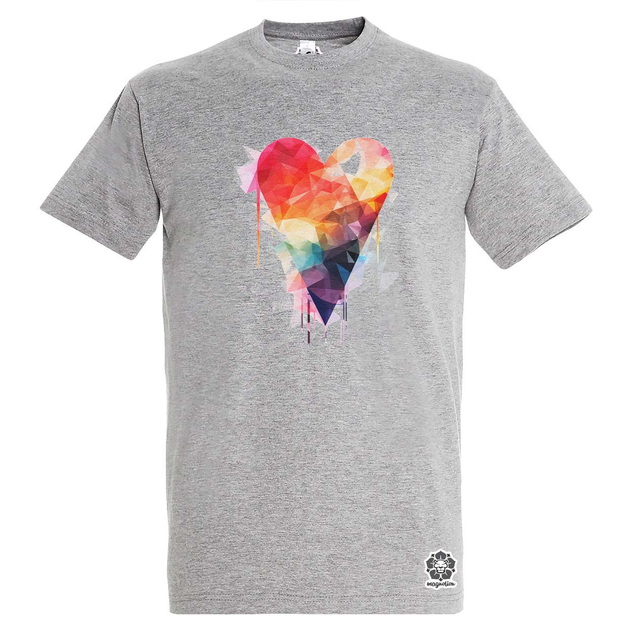 LOVE absztrakt v3 egyedi póló 