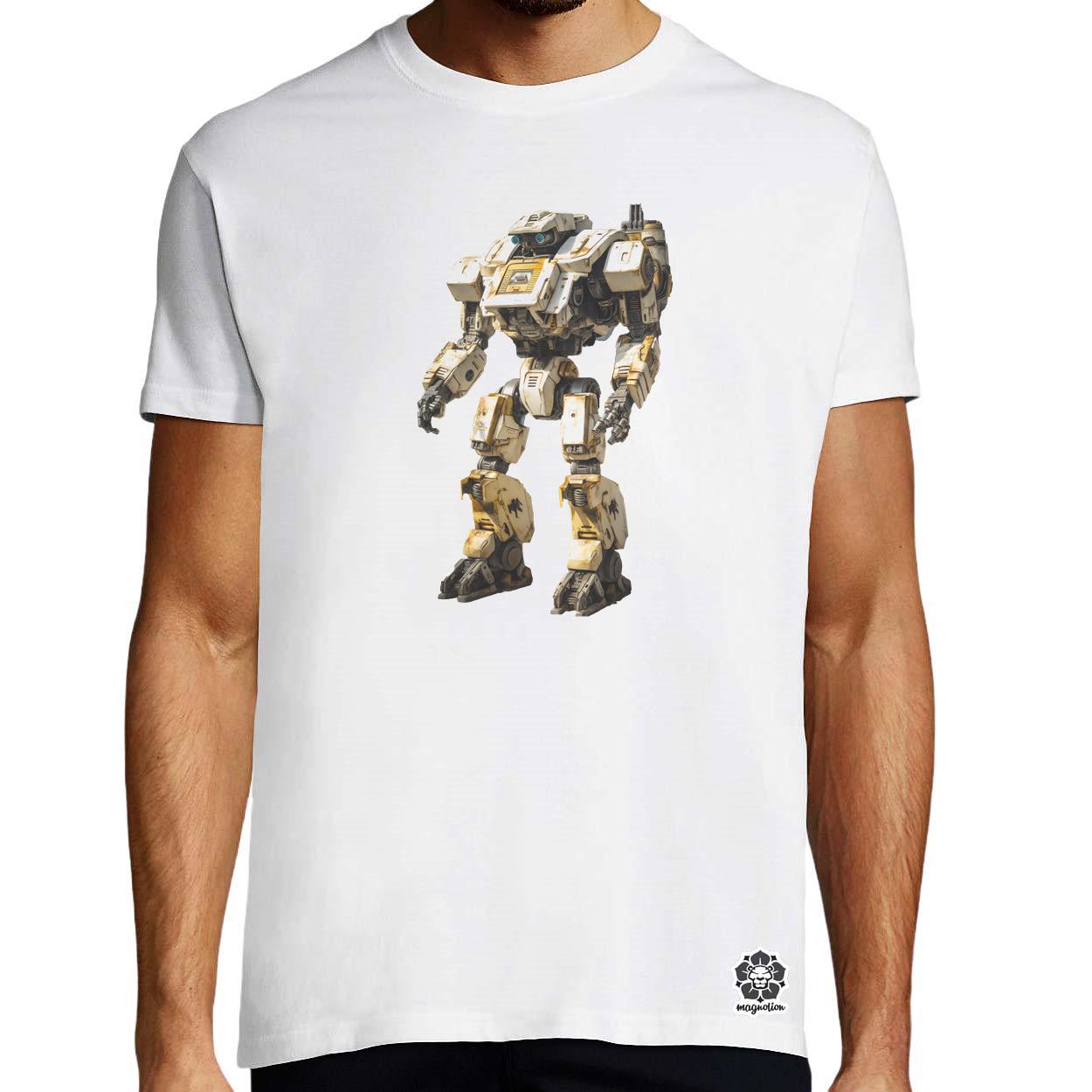 Mecha páncél v2 egyedi póló 