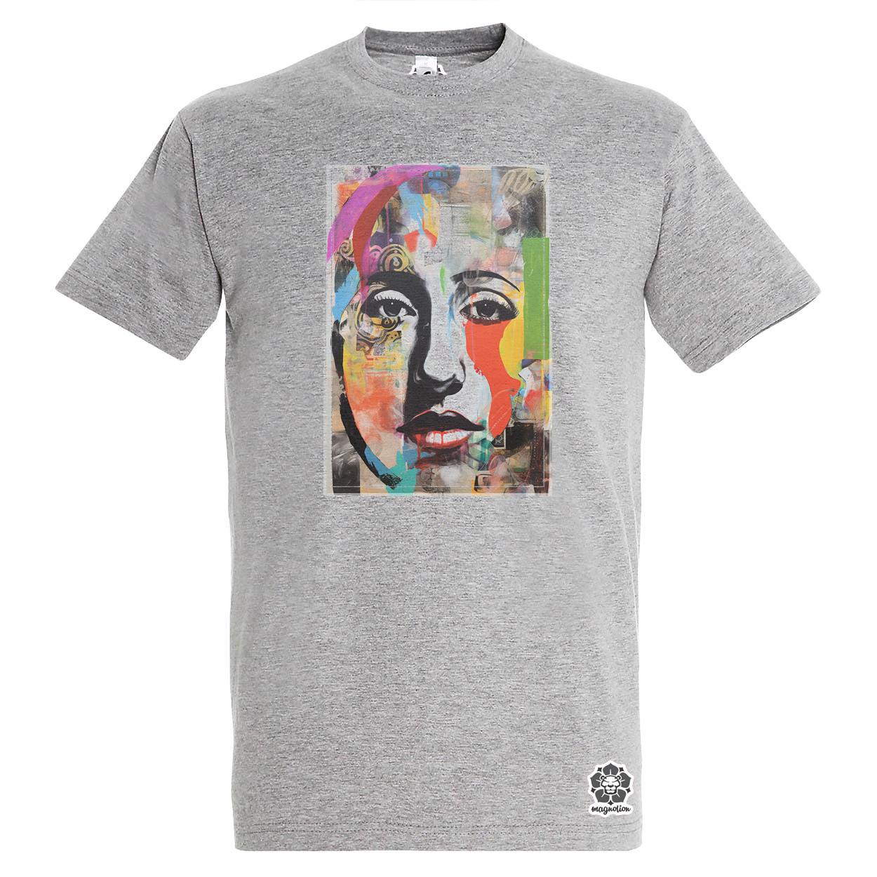 Posztmodern kollázs v4 egyedi póló 