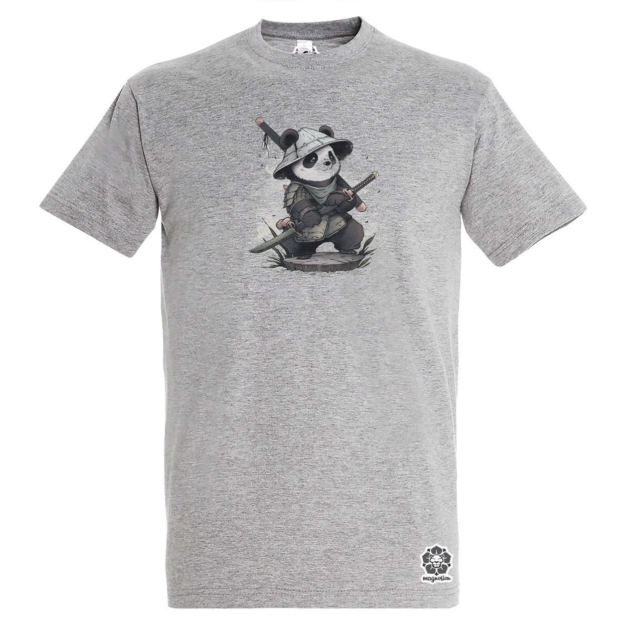 Chibi panda szamuráj v3 egyedi póló 