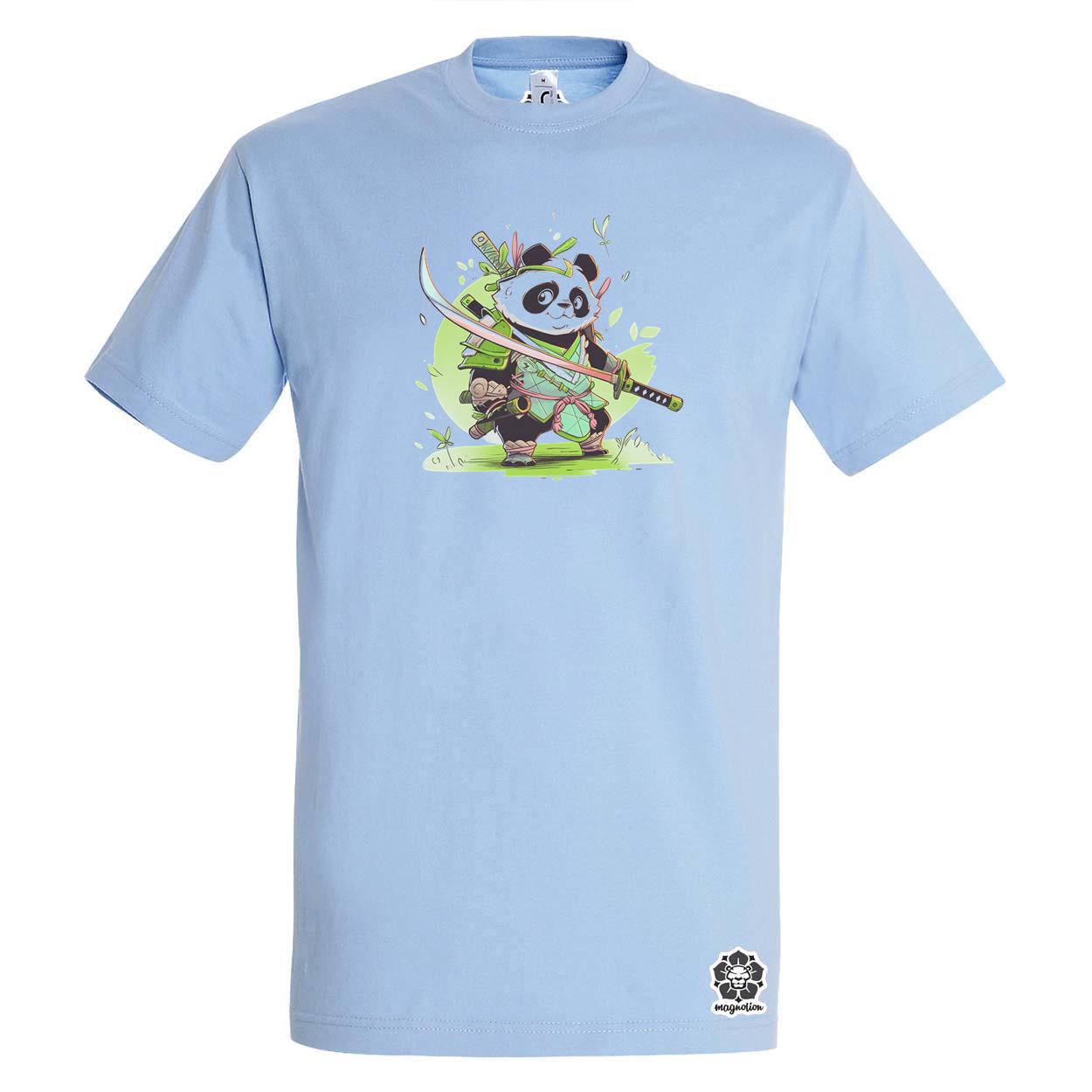 Chibi panda szamuráj v6 egyedi póló 