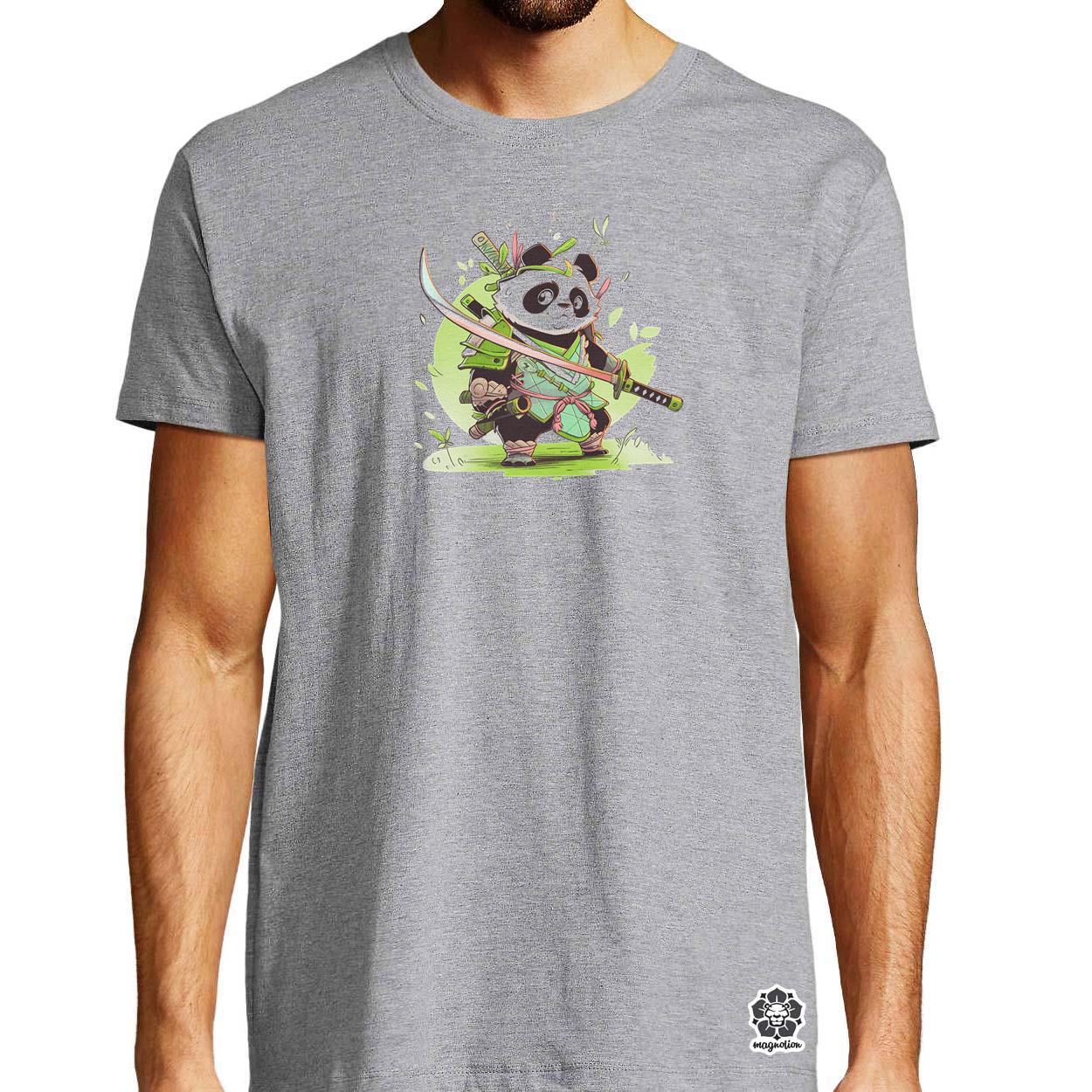 Chibi panda szamuráj v6 egyedi póló 