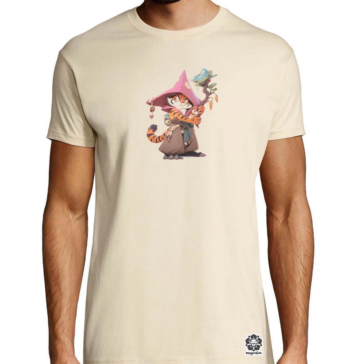 Chibi tigris varázsló v2 egyedi póló 