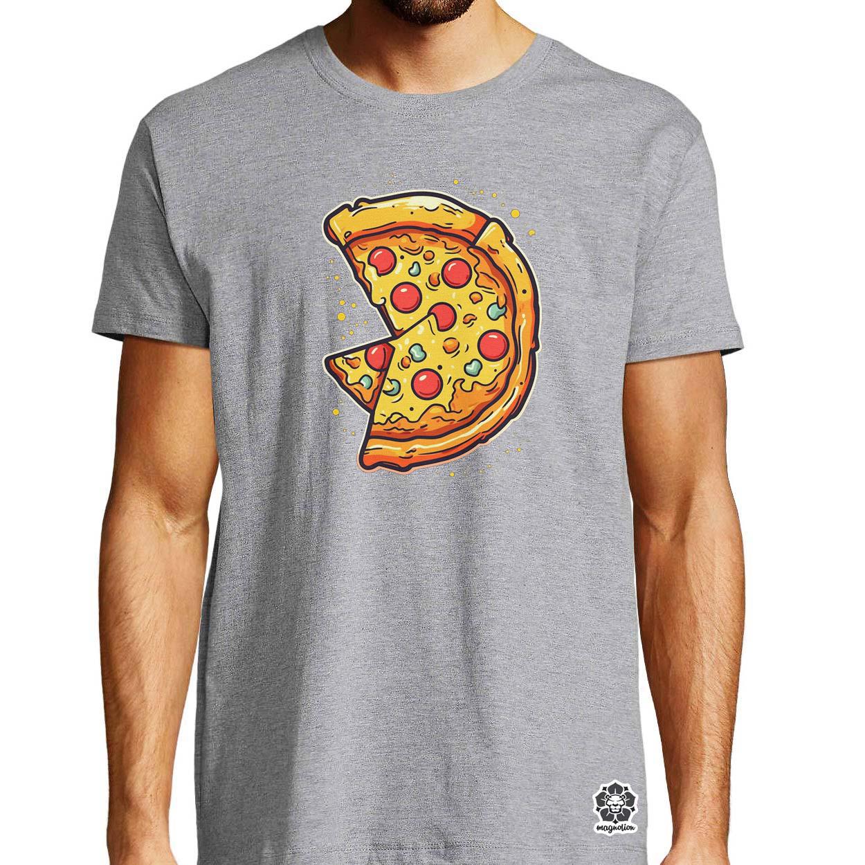 Pizzaszelet v2 egyedi póló 