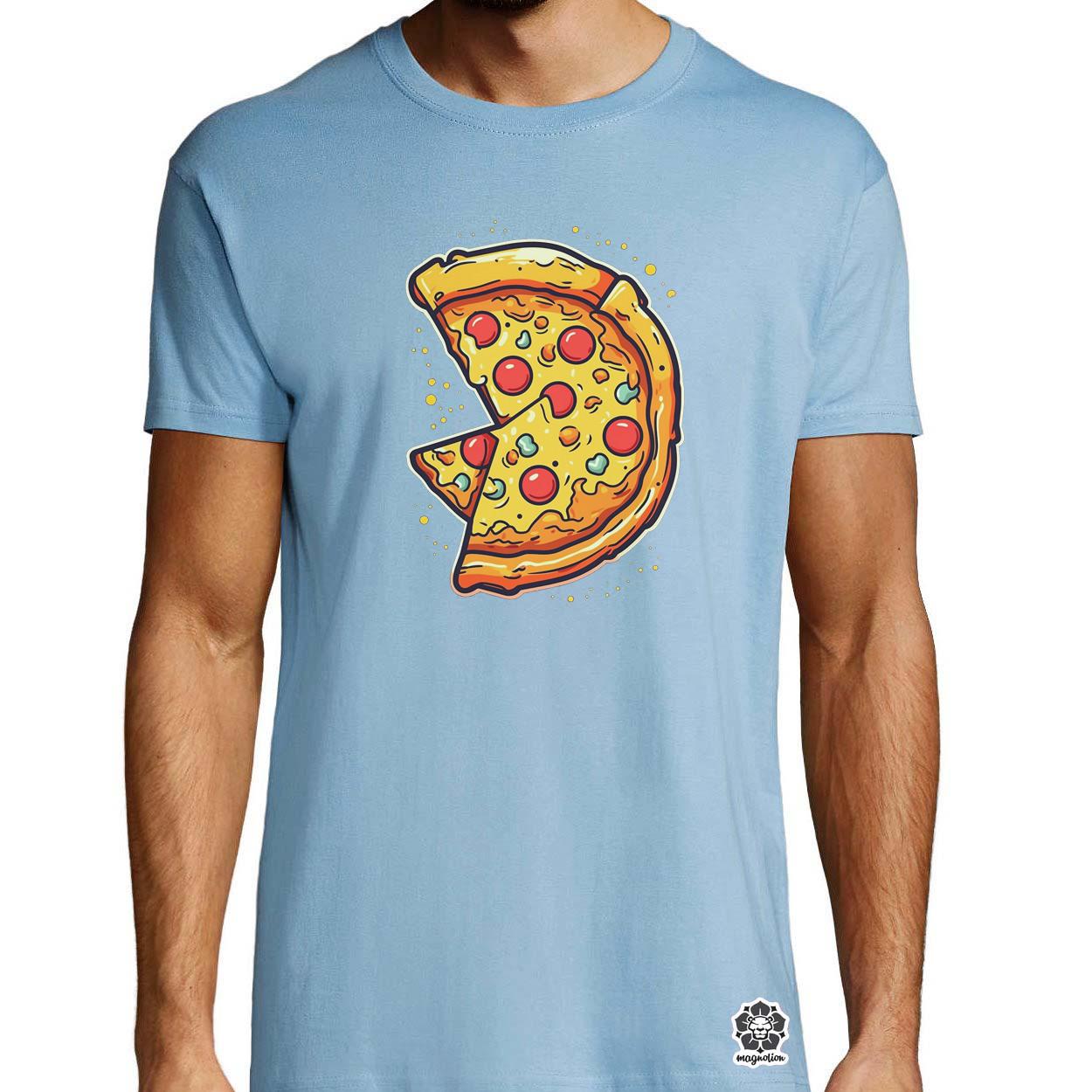Pizzaszelet v2 egyedi póló 