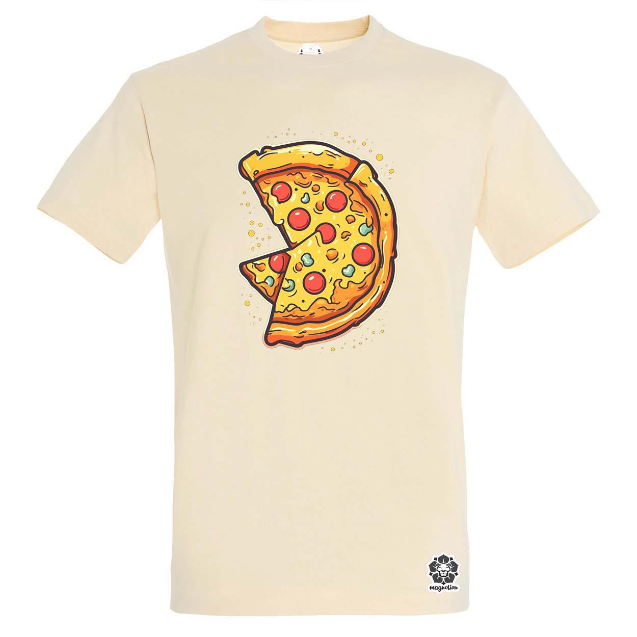 Pizzaszelet v2 egyedi póló 