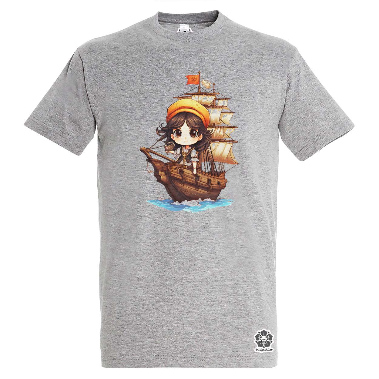 Chibi kalóz v2 egyedi póló 