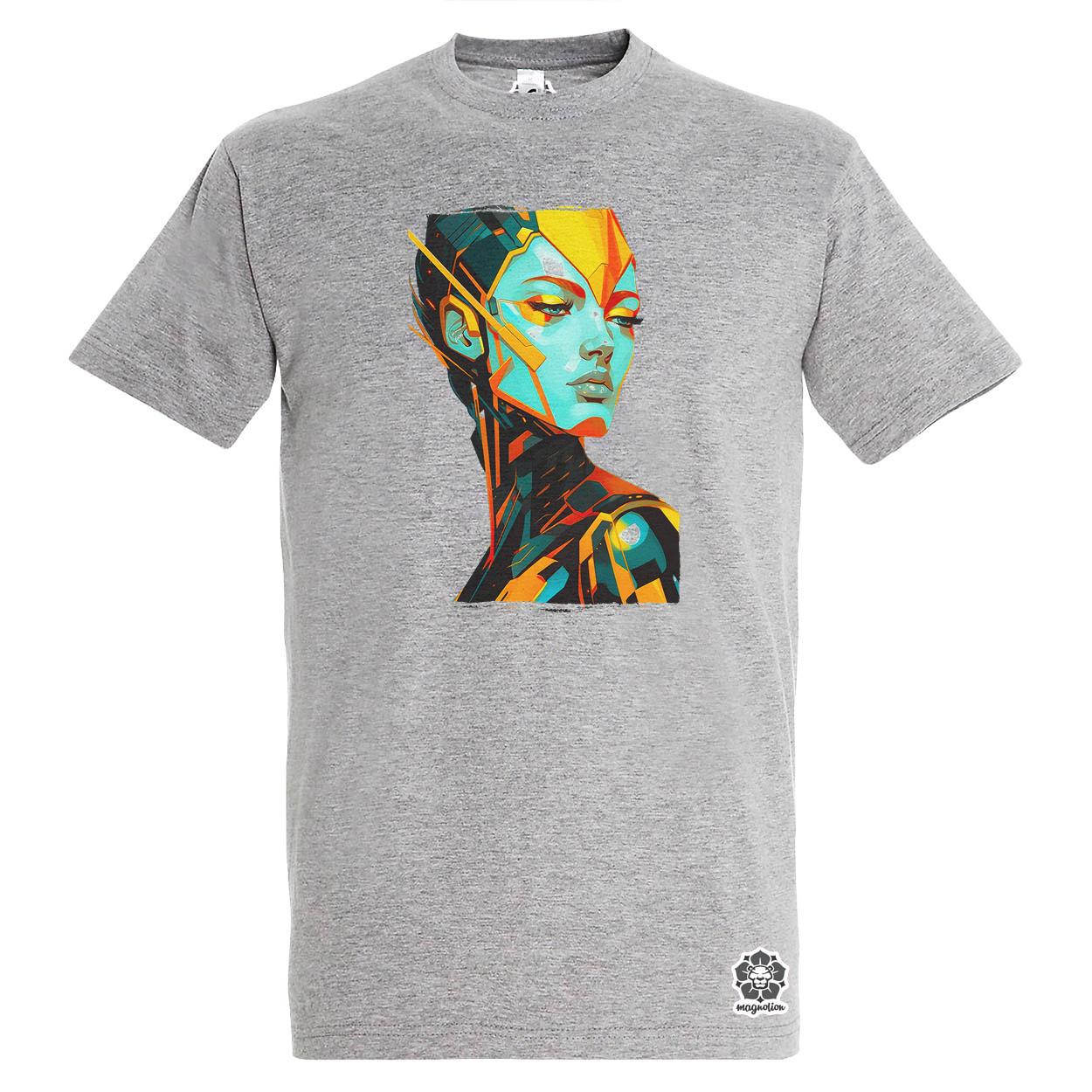 Pop art cyberpunk portré v1 egyedi póló 