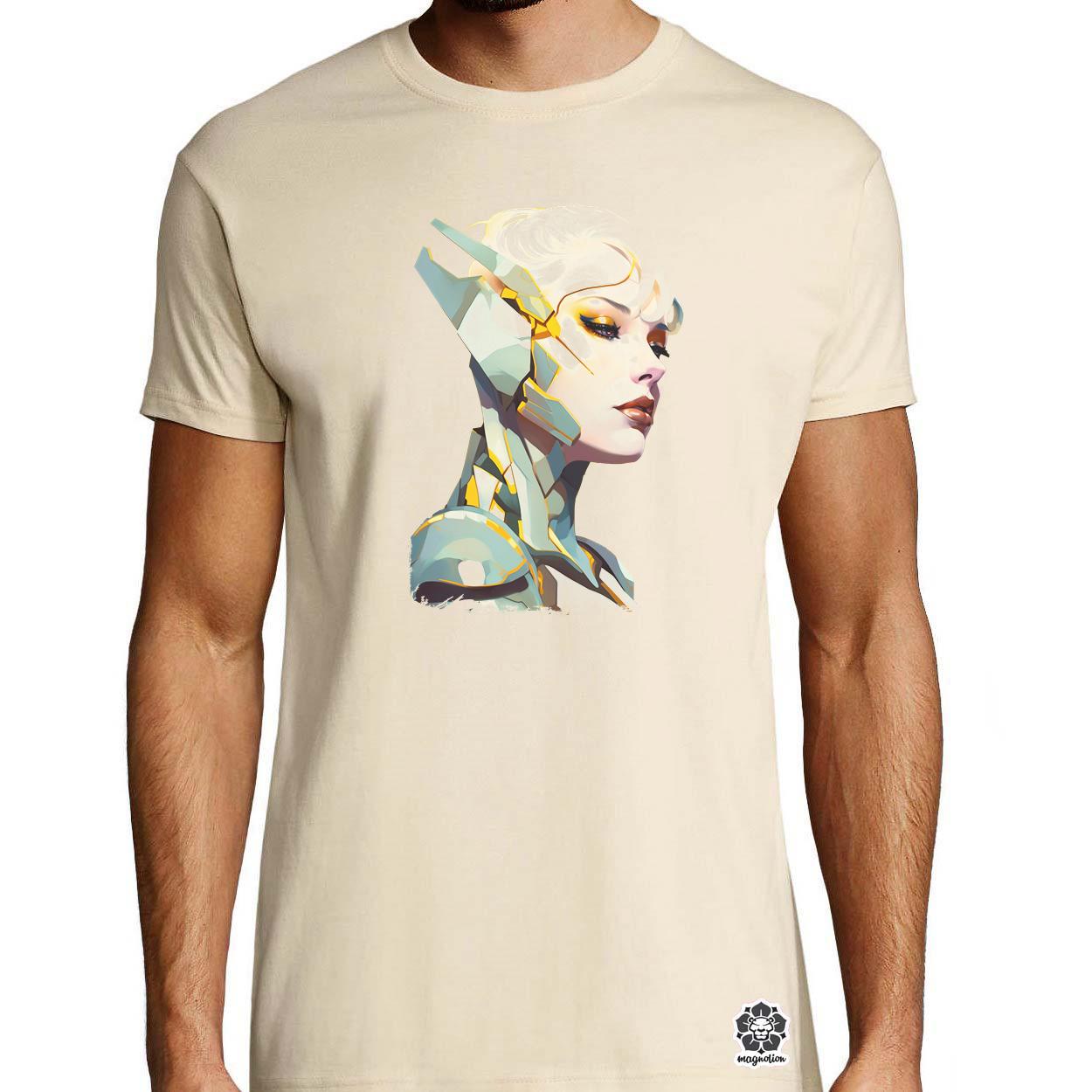 Pop art cyberpunk portré v7 egyedi póló 