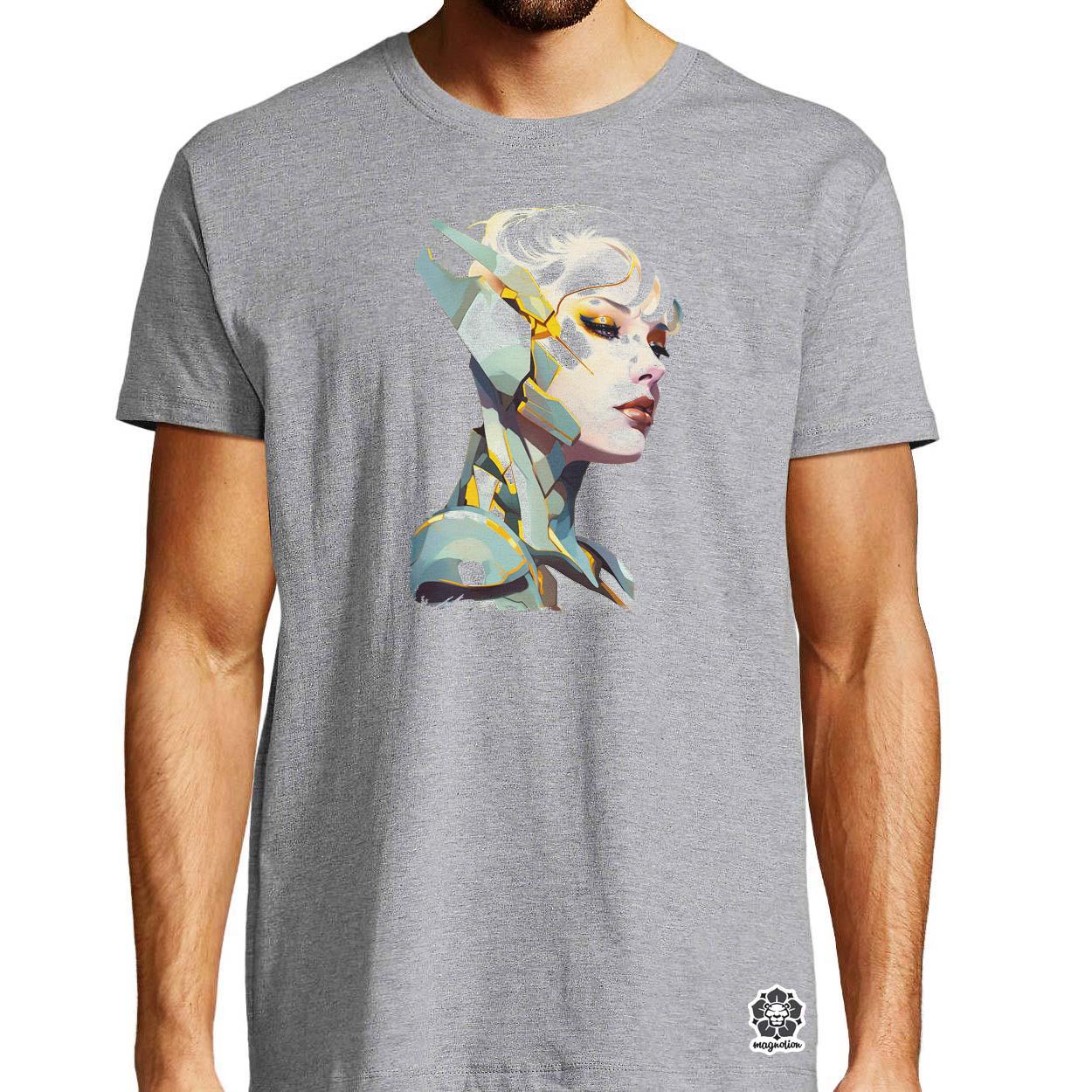 Pop art cyberpunk portré v7 egyedi póló 
