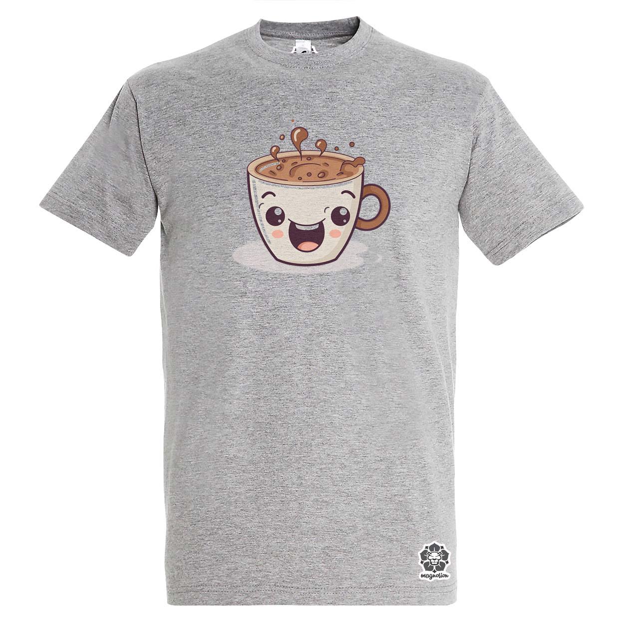 Cuki kávé v3 egyedi póló 