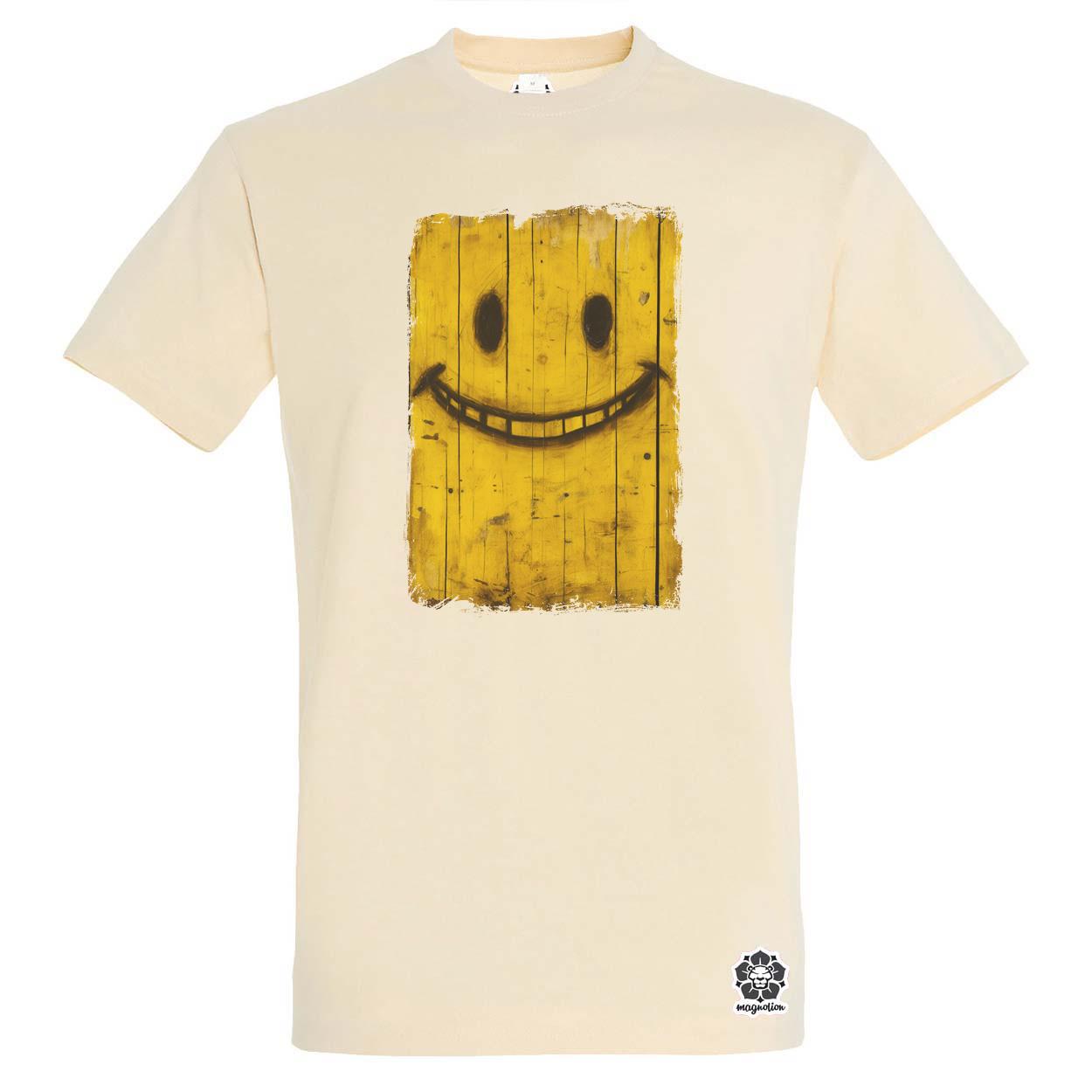 Festett smile graffiti v2 egyedi póló 