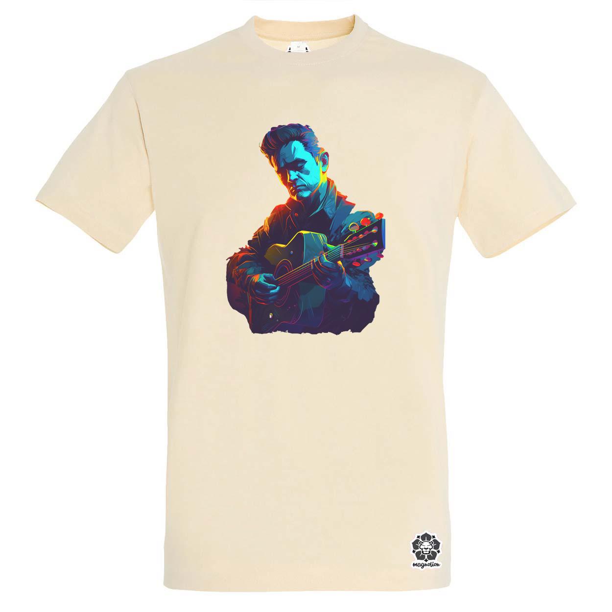 Johnny Cash v2 egyedi póló 