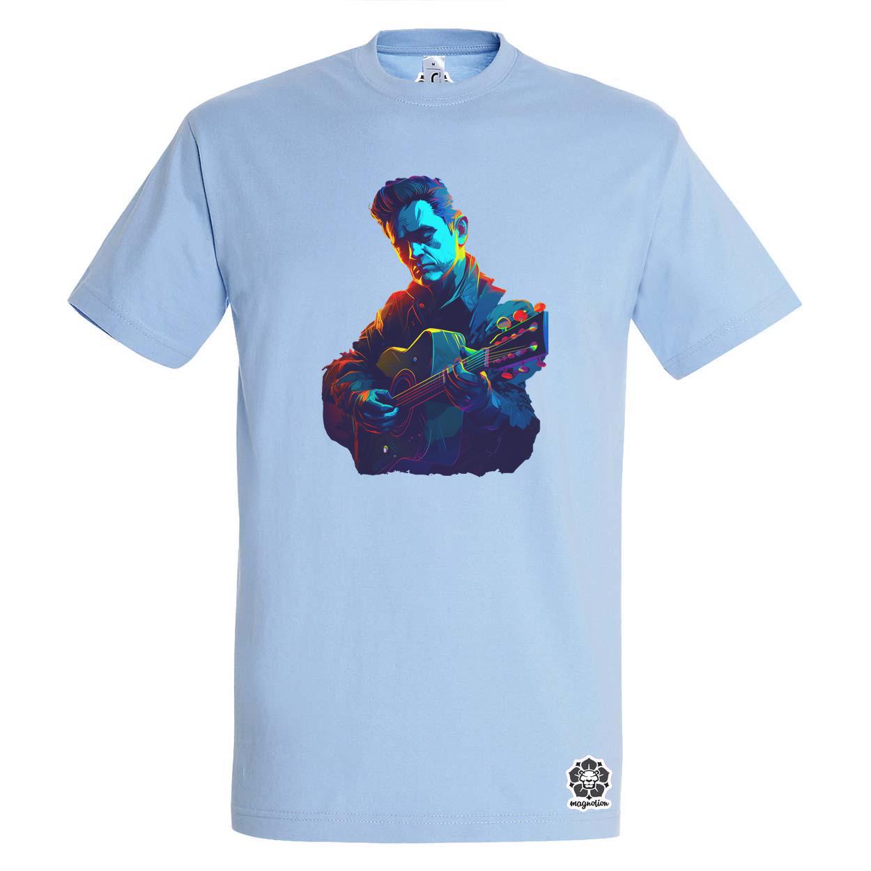Johnny Cash v2 egyedi póló 