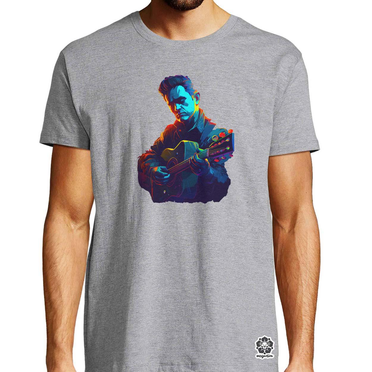 Johnny Cash v2 egyedi póló 