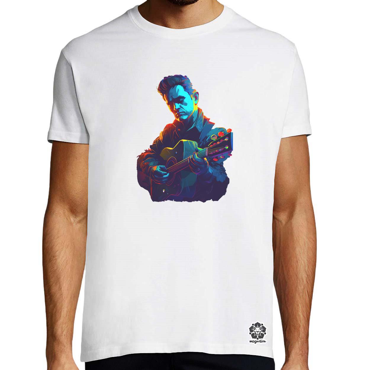 Johnny Cash v2 egyedi póló 