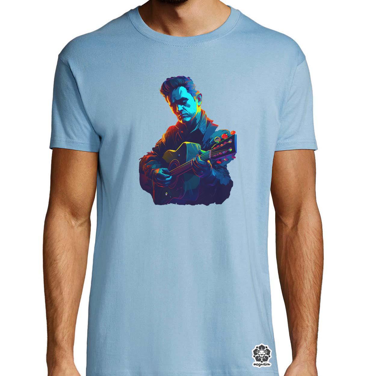 Johnny Cash v2 egyedi póló 