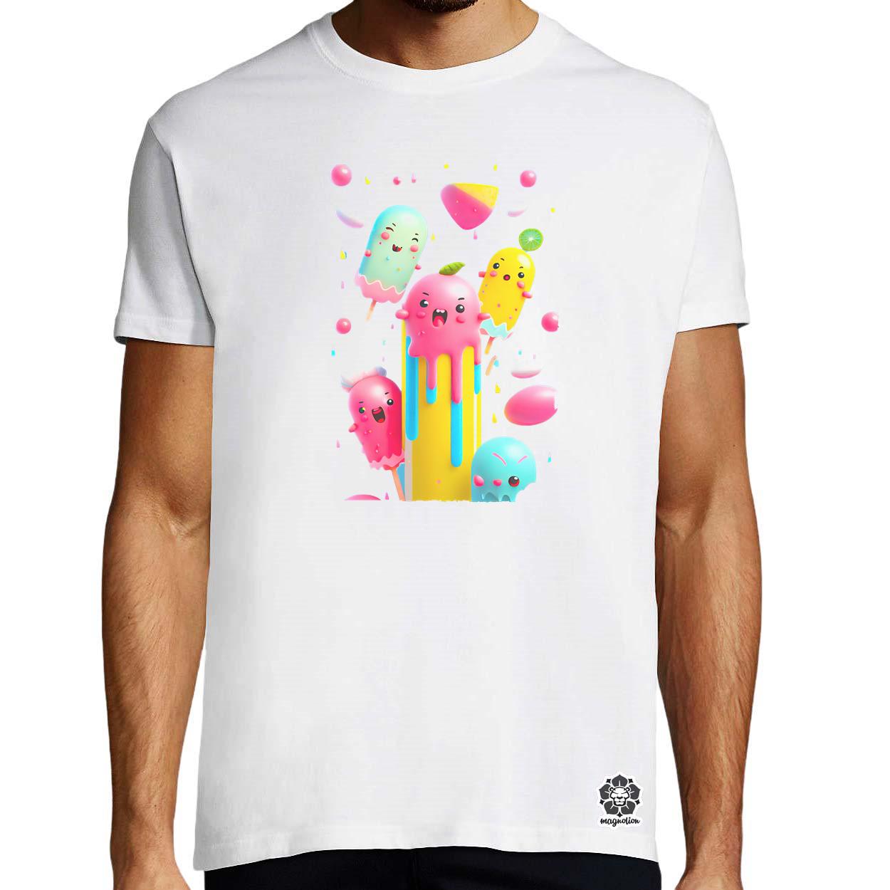 Kawaii fagyi fantázia v3 egyedi póló 