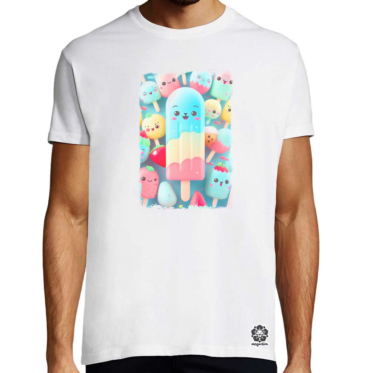 Kawaii fagyi fantázia v4 egyedi póló 