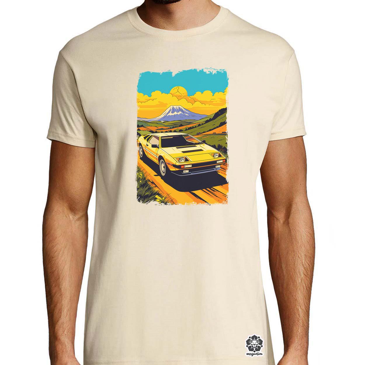 Lotus Esprit retró utazás v1 egyedi póló 