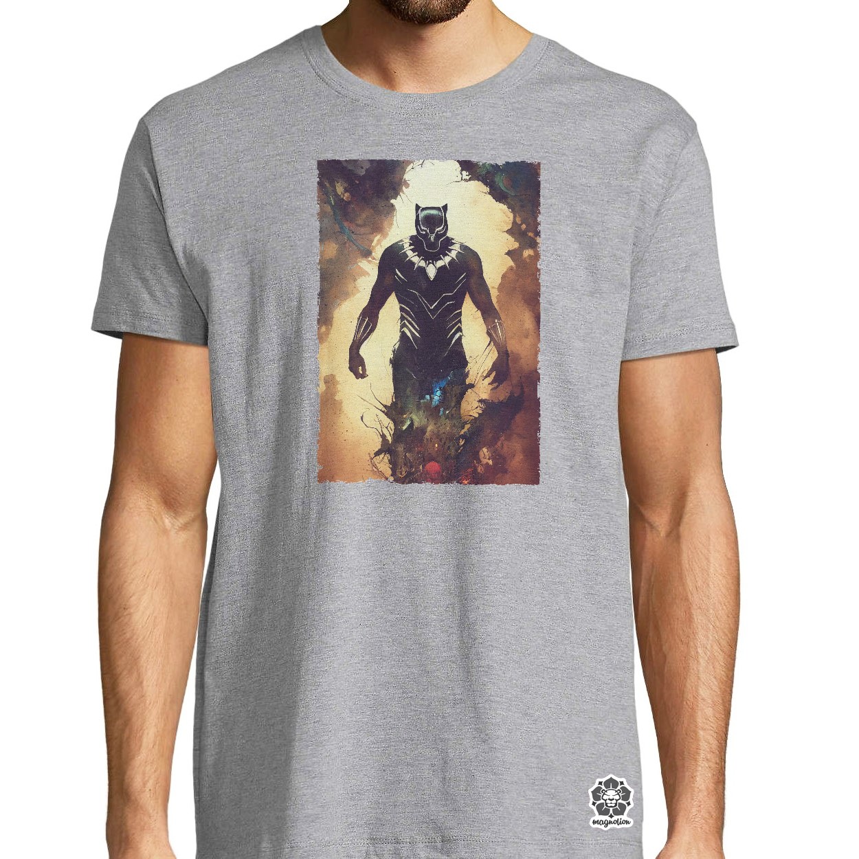 Fekete párduc fanart v1 egyedi póló 