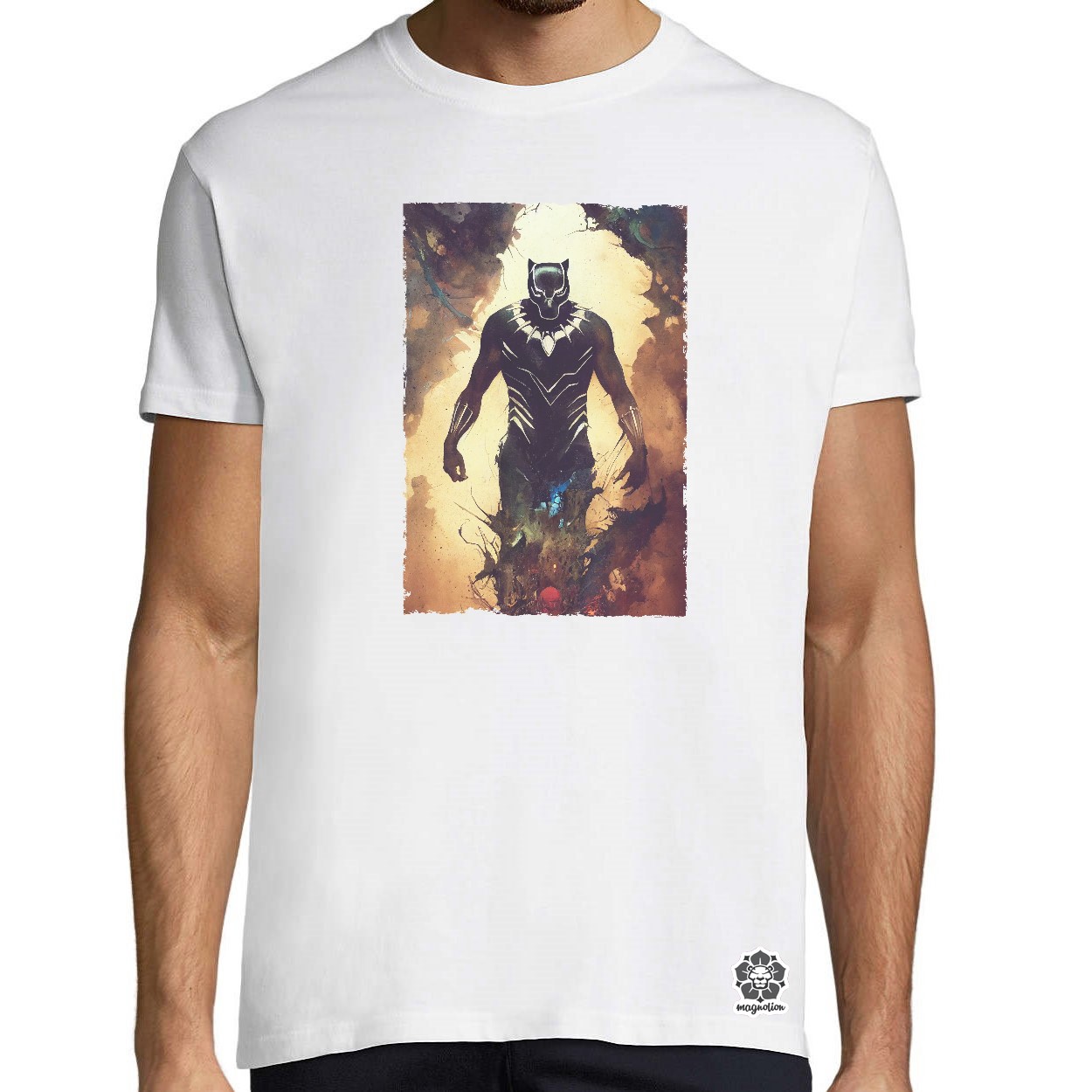 Fekete párduc fanart v1 egyedi póló 