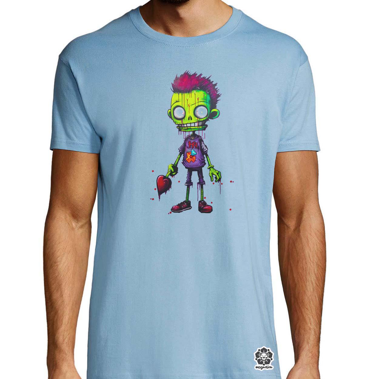 Zöld zombi v1 egyedi póló 