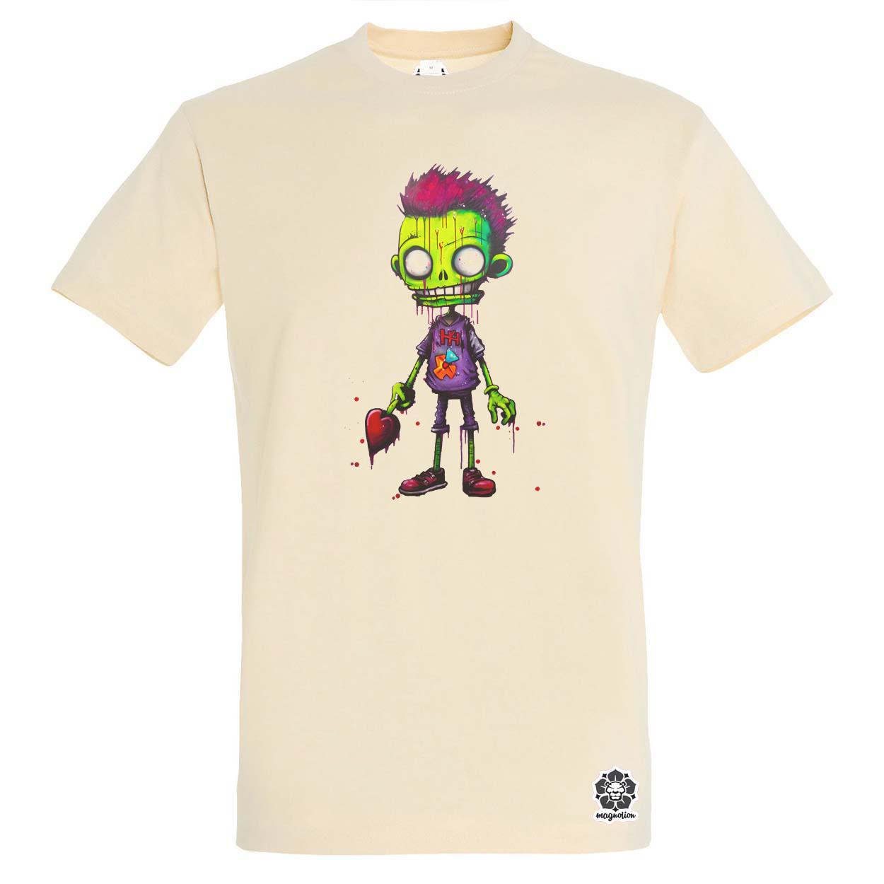 Zöld zombi v1 egyedi póló 