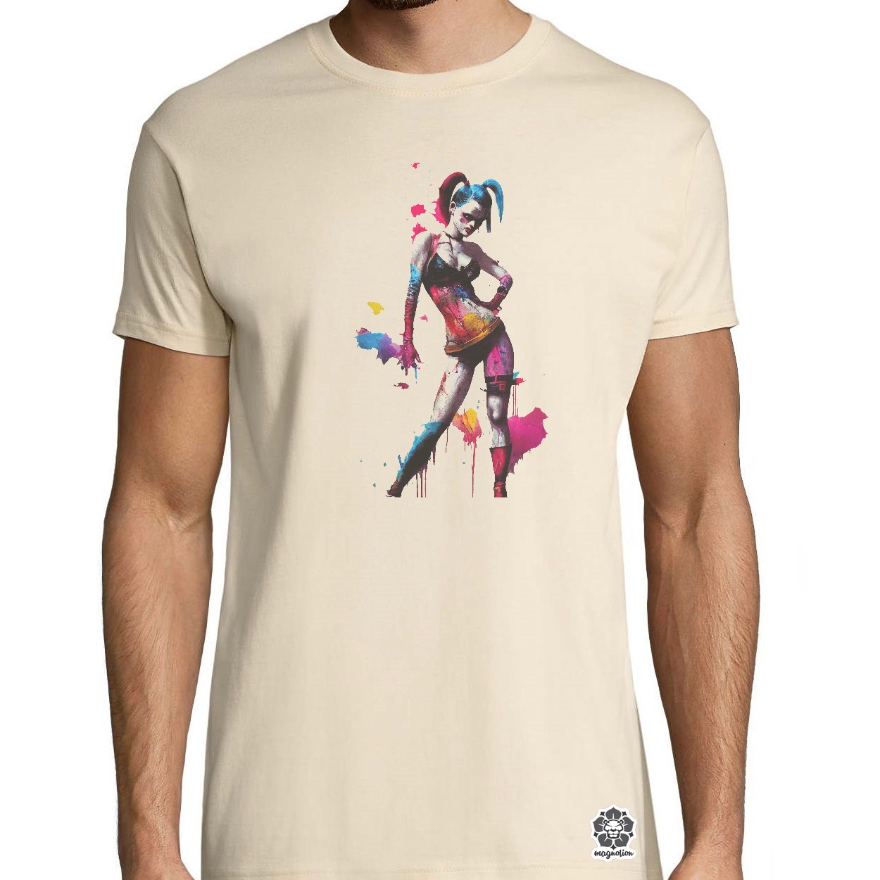 Graffiti művészet Harley Quinn v1 egyedi póló 
