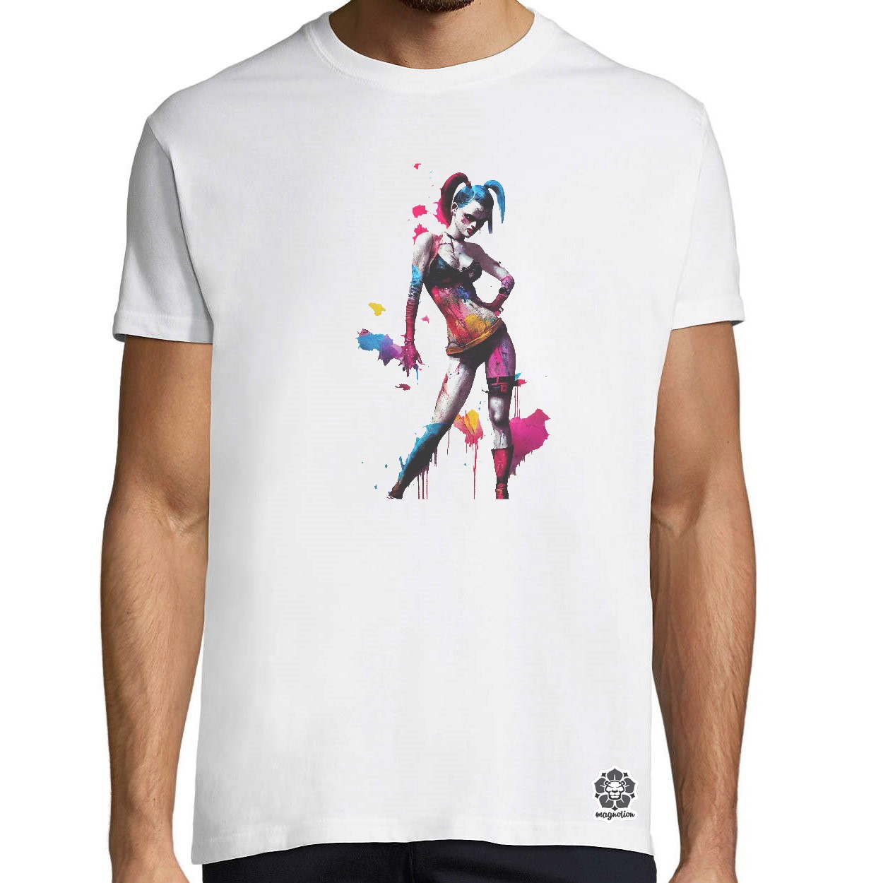 Graffiti művészet Harley Quinn v1 egyedi póló 