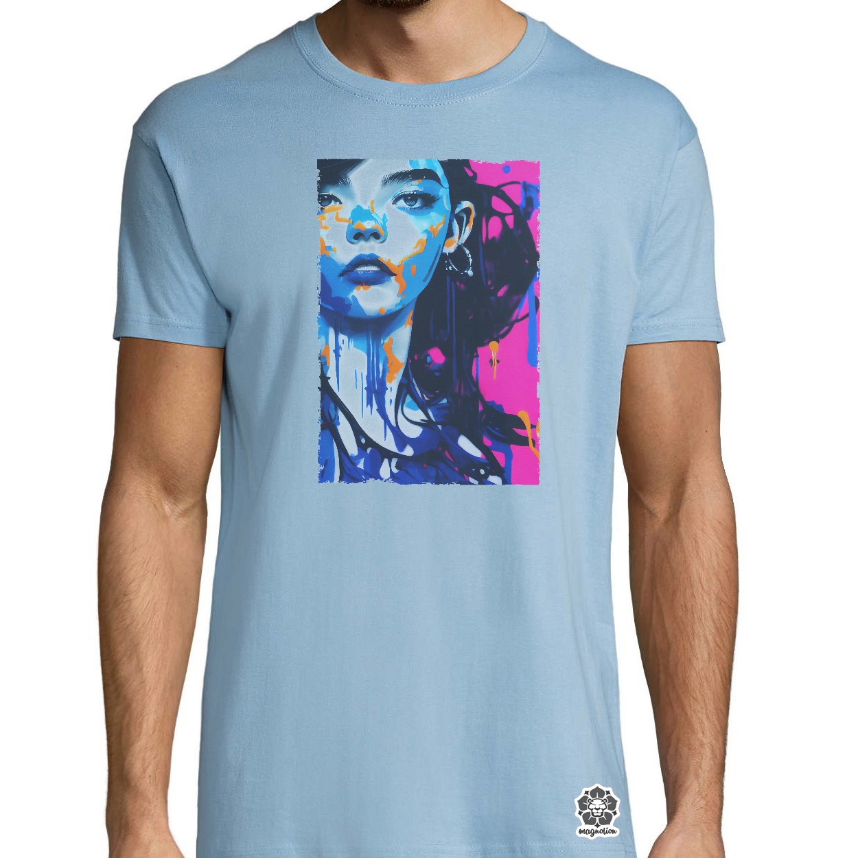 Graffiti művészet Anya Taylor-Joy v3 egyedi póló 