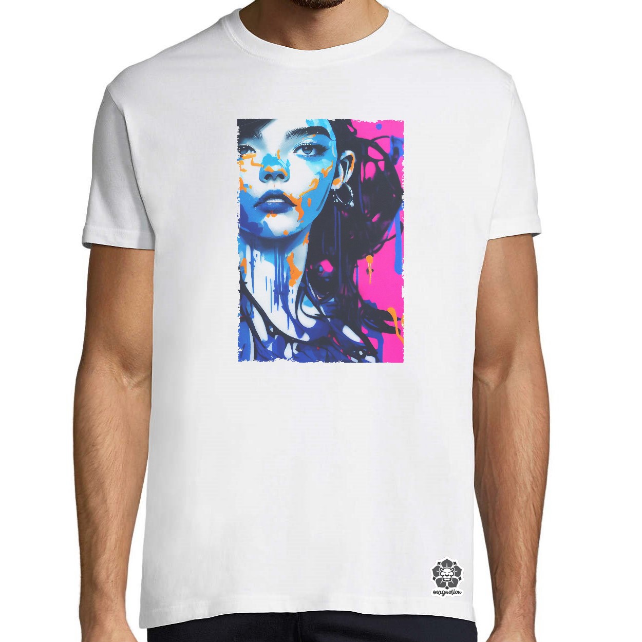 Graffiti művészet Anya Taylor-Joy v3 egyedi póló 