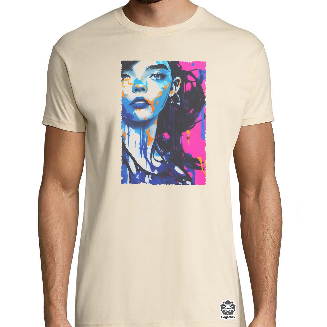 Graffiti művészet Anya Taylor-Joy v3 egyedi póló 