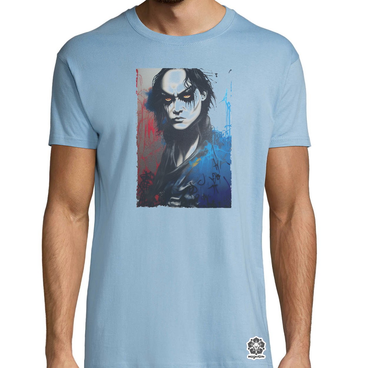 Graffiti művészet Brandon Lee as Eric Draven egyedi póló 